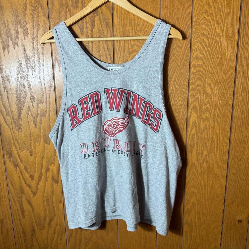 Vintage Lee Sport Detroit Red Wings Tank Top Size L